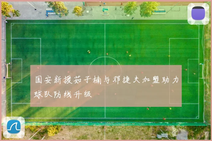 国安新援茹子楠与邓捷夫加盟助力球队防线升级